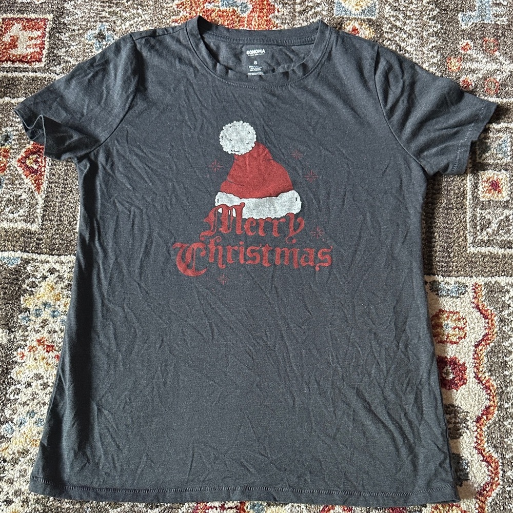 Sonoma Black Merry Christmas Tee